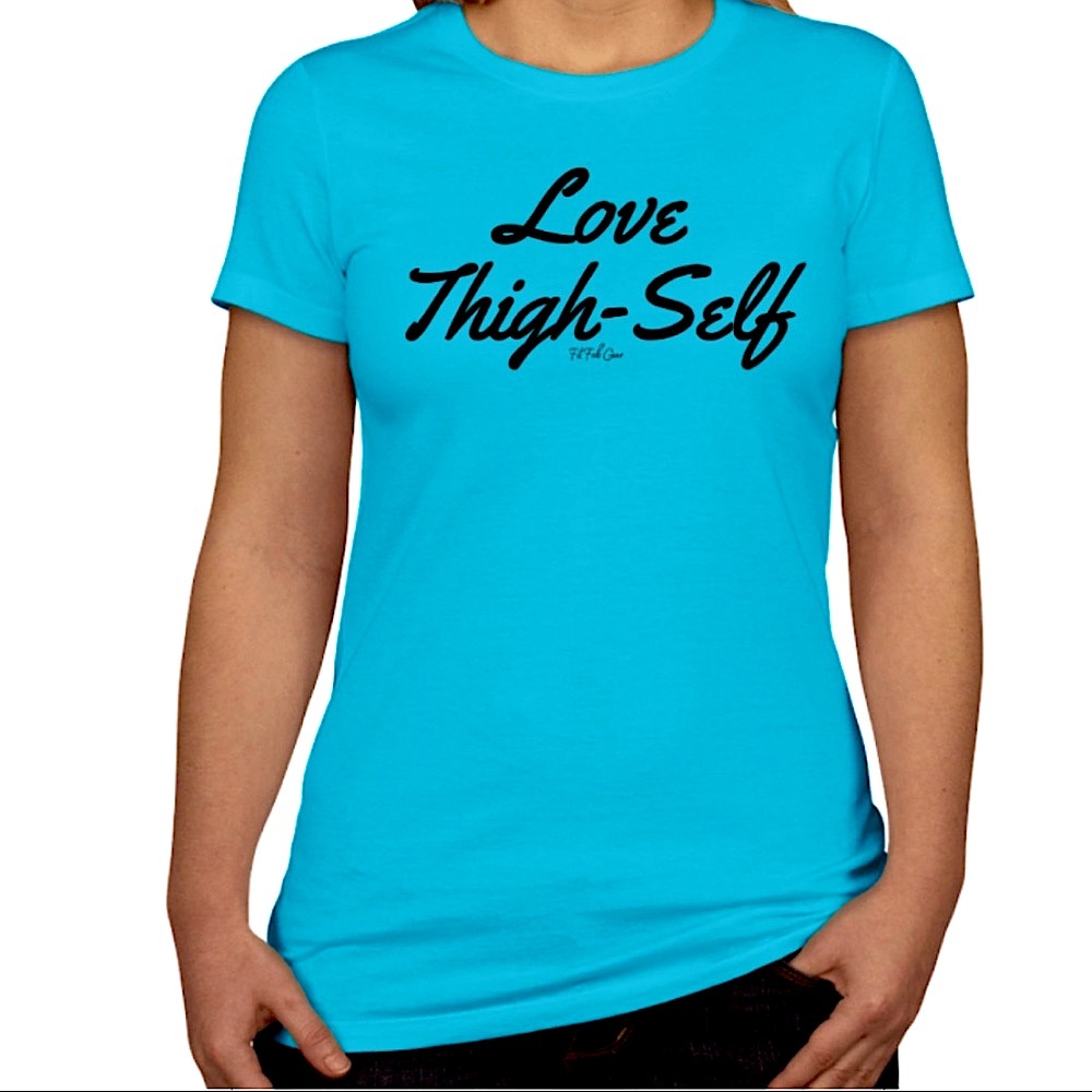 Fit Fab Gear Love Thigh-Self T-shirt turquoise